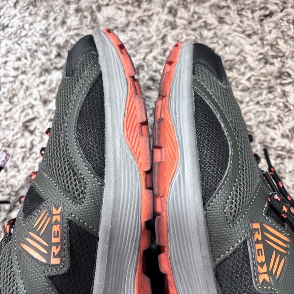 RBX Men's Gray /green Orange Athletic Sneaker shoes size 7 - Picture 4 of 10